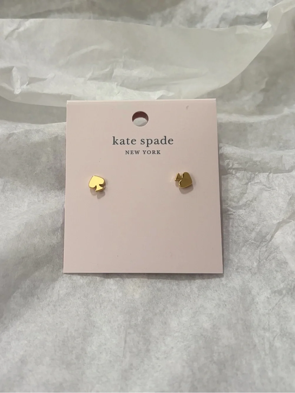 NWT Signature Spade Mini Stud Earrings